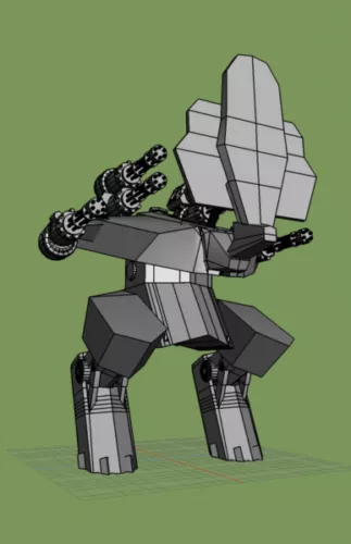 Gun Bot 3d model