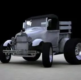 Pickup Car Rigged 3d model