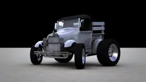 Pickup Car Rigged 3d model Pickup Car Rigged 3d model