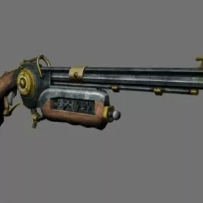 Rivet Gun Weapon 3d model