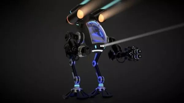 Fighting Robot 3d model