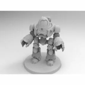 Robot Dread Game Character 3d model