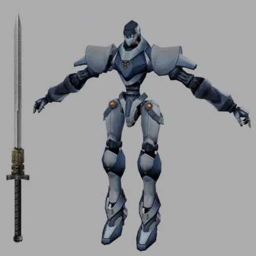 Fighting Robot 3d model