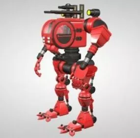 Robot Cockpit Character 3d model