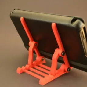 Printable Adjustable Tilt Tablet Stand 3d model