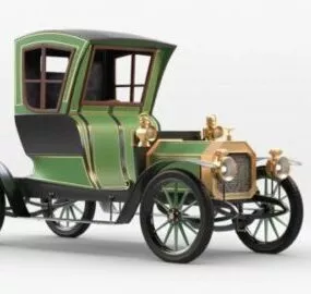 Rochet Schneider Vintage Vehicle 1909 3d model