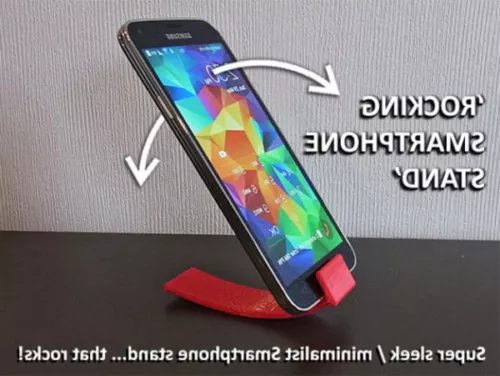 Rocking Smartphone Stand 3d model Rocking Smartphone Stand 3d model