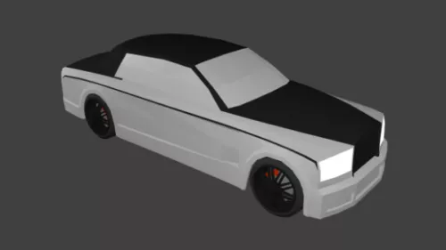 Rolls Royce Lowpoly Car 3d model Rolls Royce Lowpoly Car 3d model