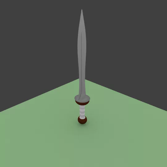 Old Roman Sword Weapon 3d model Old Roman Sword Weapon 3d model