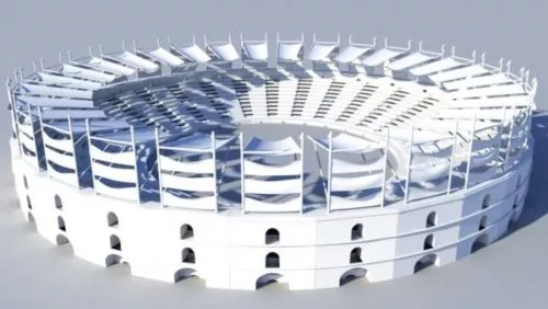 Vintage Rome Gladiator Arena Building 3d model Vintage Rome Gladiator Arena Building 3d model
