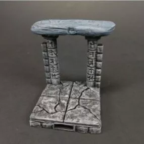 Rough Stone Archway Building 3d model