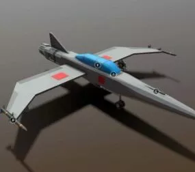 S90 Aircraft Fighter Jet 3d model