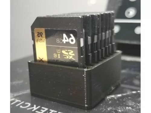 Sd Card Holder Printable 3d model Sd Card Holder Printable 3d model