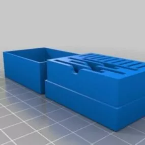 Printable Sd Micro Sd Holder Portable 3d model