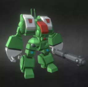 Spartan Destroy Robot Concept 3d model