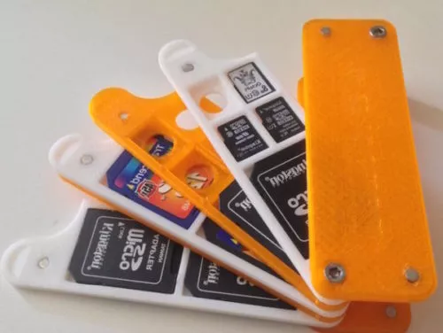 Sd Micro Sd Holder Printable 3d model Sd Micro Sd Holder Printable 3d model