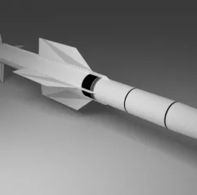 Army Sm-2 Missile Defense 3d model