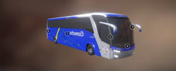 Sm Bus Car 3d model Sm Bus Car 3d model
