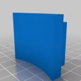 Printable Helmet Gopro Mount 3d model