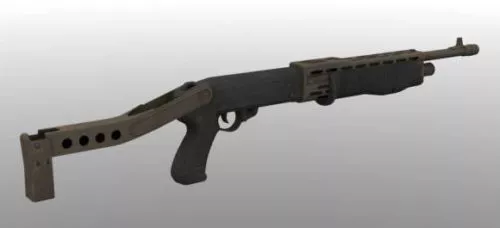 Gun Ak47 Type 2a 3d model