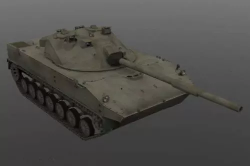 Futuristic Super Tank 3d model