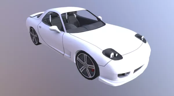 Srt Dodge Car 3d model Srt Dodge Car 3d model