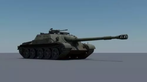 Realistic Ww2 German Tank 3d model