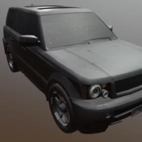 Old Suv Car 3d model