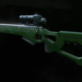 Sv98 Sniper Rifle Gun 3d model