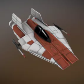 Ship Awing Spaceship 3d model