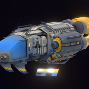 Sabertooth Spaceship Racecraft 3d model