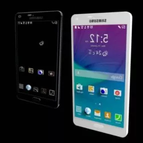 Samsung Galaxy Note 4 Phone 3d model