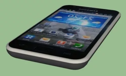 Samsung Galaxy S Plus Phone 3d model Samsung Galaxy S Plus Phone 3d model