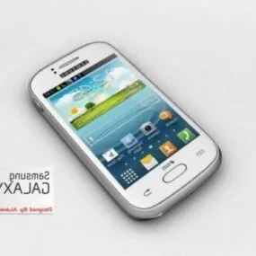 Samsung Galaxy Young Phone 3d model