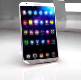 Samsung Tablet Device 3d model