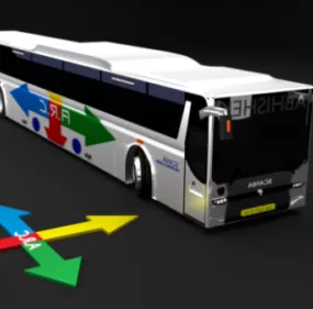 Vehicle Metrolink Bus 3d model