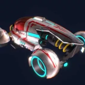 Tron Car Sci-fi Car 3d model