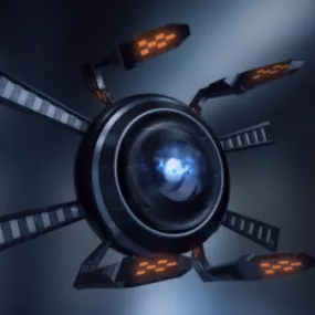 Sci-fi Drone Design 3d model