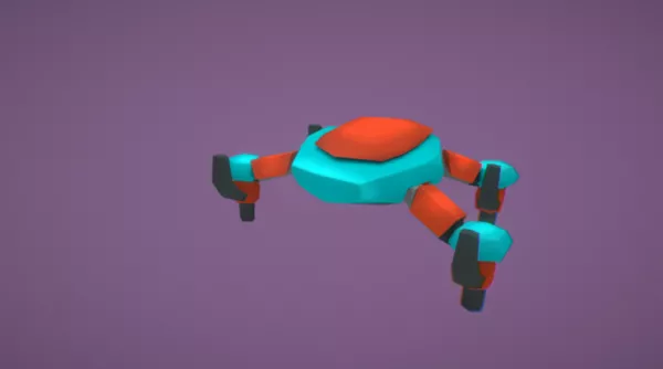 Futuristic Drone, Dragonfly Bot 3d model