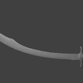 Scimitar Sword Weapon 3d model