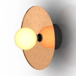 Sconce Disk Sphere Design 3d model