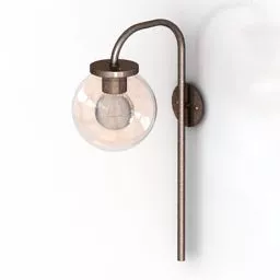 Old Electric Light Bulb 3d model