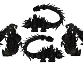 Scorpion Robot Character 3d model