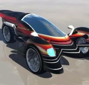 Scorpion Tricycle Design 3d model