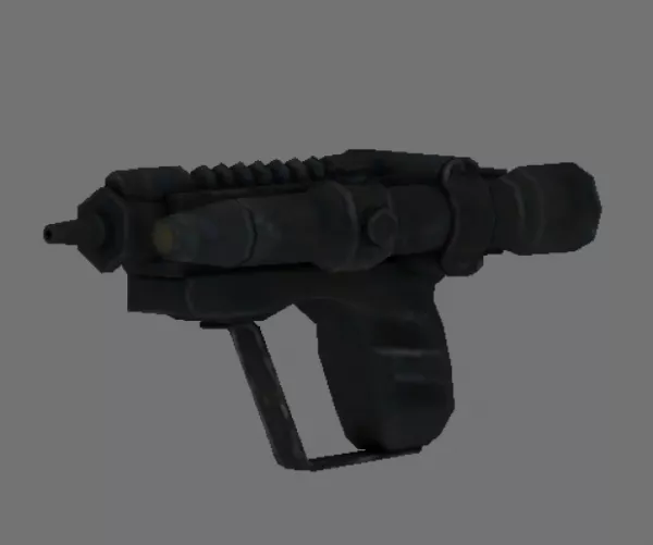 Blaster Pistol Gun 3d model Blaster Pistol Gun 3d model