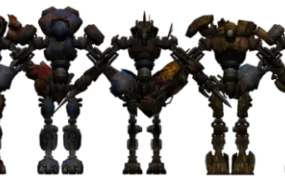Scouts Robot Weapon 3d model