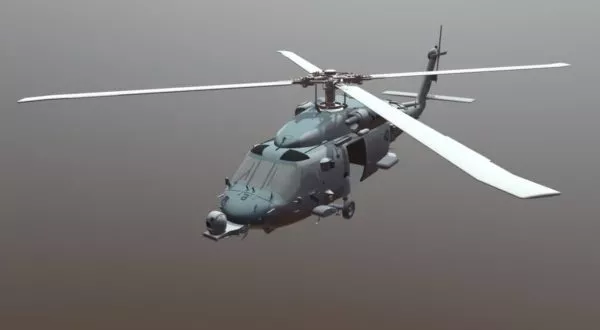 Ka52 Attack Helicopter 3d model