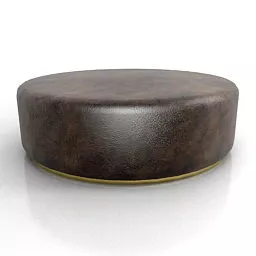Leather Seat Fendi Design 3d model