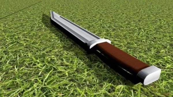 Seax Sword 3d model Seax Sword 3d model