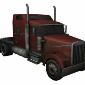 Semi Truck Head V1 3d model